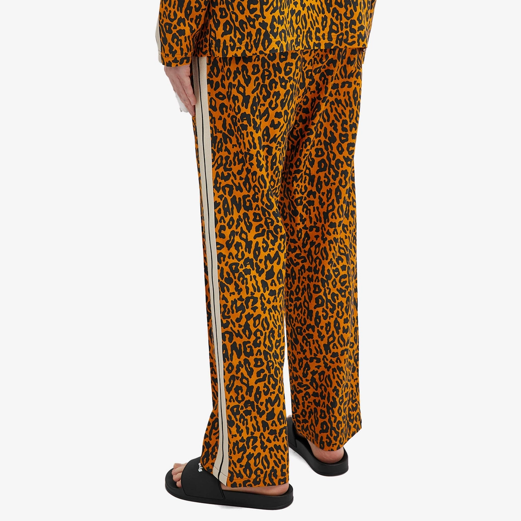 Palm Angels Men's Cheetah Track Pants Orange